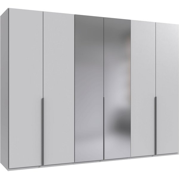 Wimex Kleiderschrank Mugano,in 5 Breiten,2 Höhen,2 Tiefen, viele Farben, Made in Germany (in Basic oder Premium Ausstattung) mit langen Griffen aus Metall, mit 