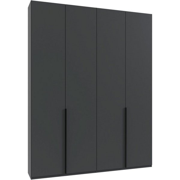 Wimex Kleiderschrank Mugano,in 5 Breiten,2 Höhen,2 Tiefen, viele Farben, Made in Germany (in Basic oder Premium Ausstattung) mit langen Griffen aus Metall, mit 