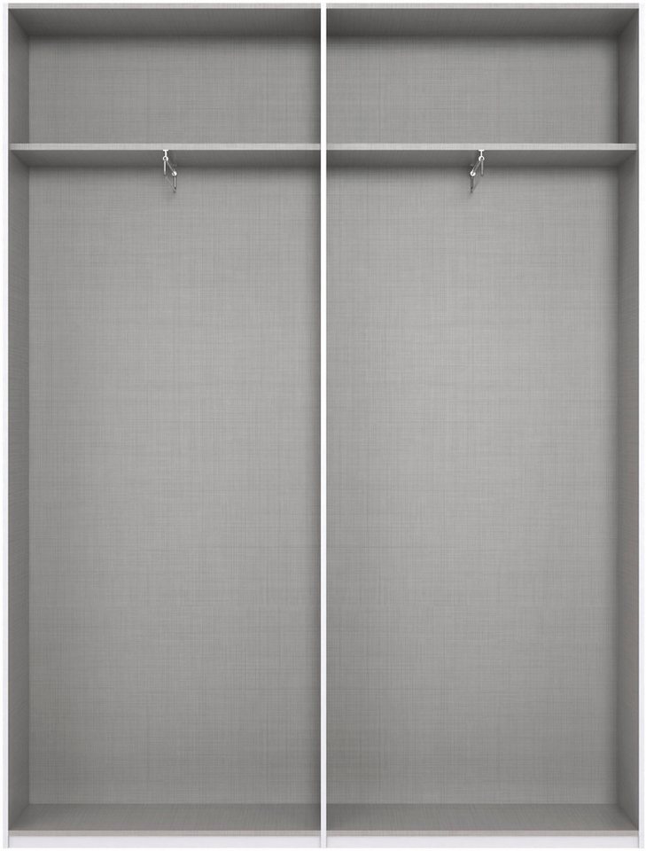 Wimex Kleiderschrank Mugano,in 5 Breiten,2 Höhen,2 Tiefen, viele Farben, Made in Germany (in Basic oder Premium Ausstattung) mit langen Griffen aus Metall, mit  – Bild 3 von 5
