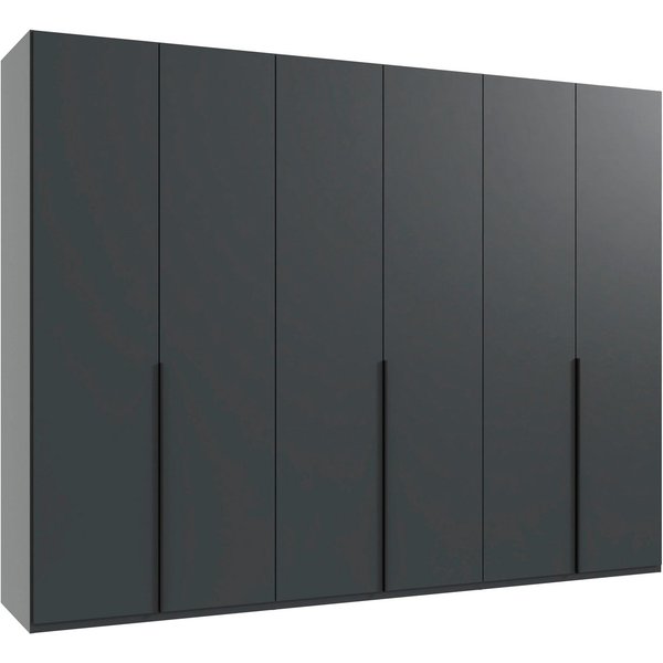 Wimex Kleiderschrank Mugano,in 5 Breiten,2 Höhen,2 Tiefen, viele Farben, Made in Germany (in Basic oder Premium Ausstattung) mit langen Griffen aus Metall, mit 