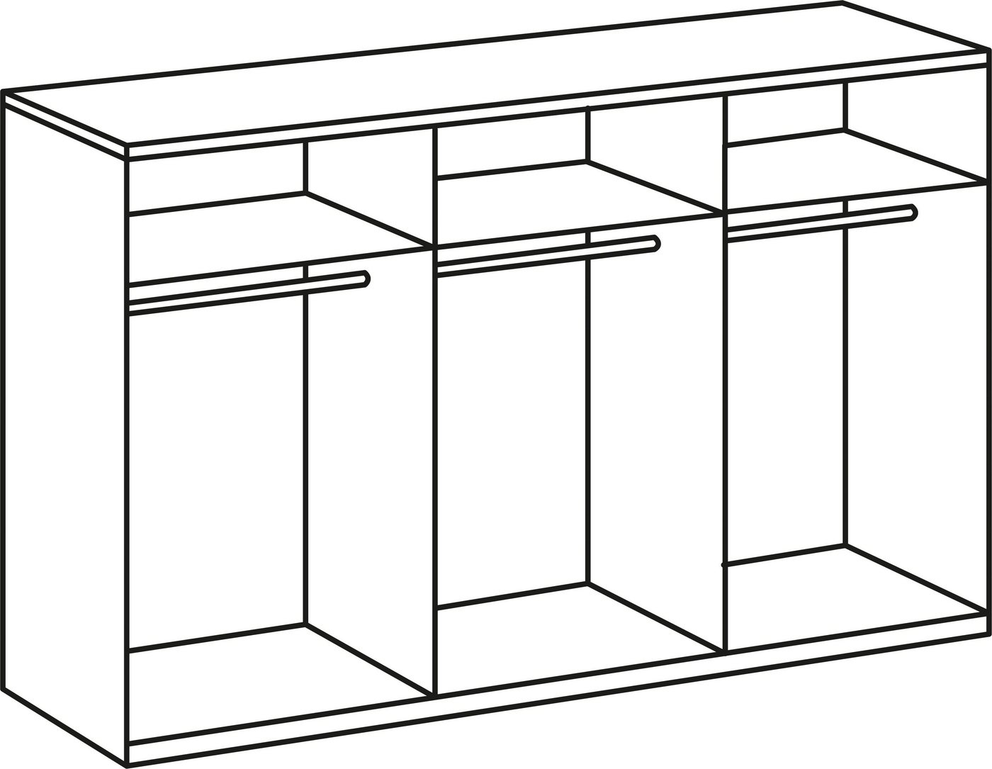 Wimex Kleiderschrank New York, Wäscheschrank, Garderobe, Aufbewahrung in vielen Breiten, individuelles Stauraumwunder, Höhe 208 oder 236cm – Bild 2 von 5