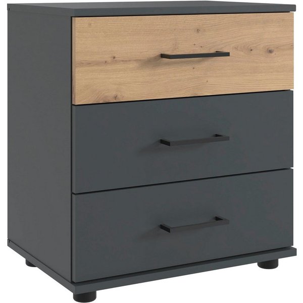 Wimex Nachtkommode Taiga, mit 3 Schubladen, 52cm breit