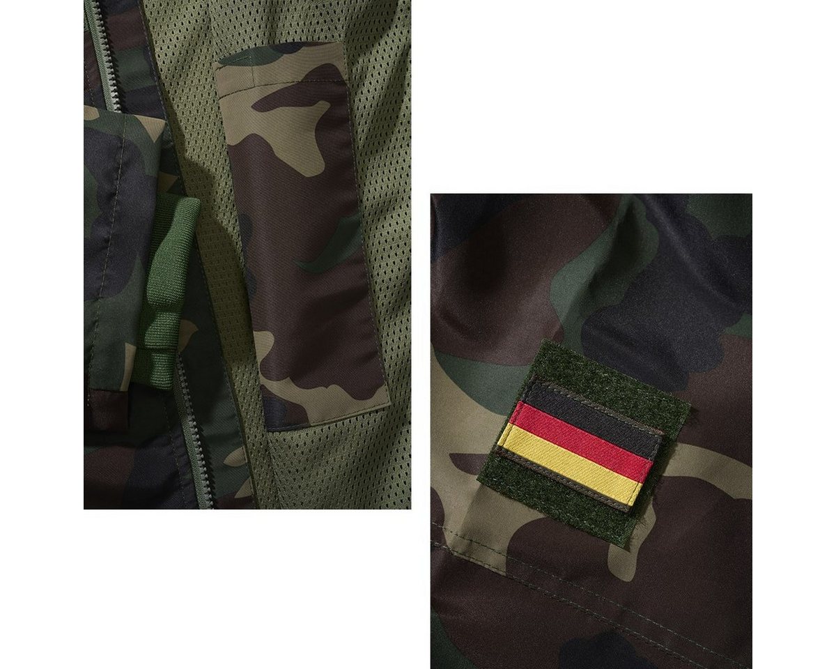 BWuM Windbreaker BWuM Tactical Windbreaker Zipper Sommer + Patch & Flaggen – Bild 2 von 3