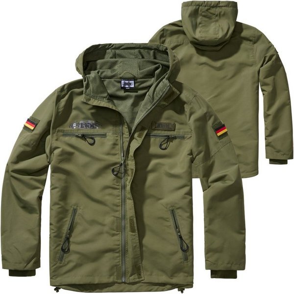 BWuM Windbreaker BWuM Tactical Windbreaker Zipper Sommer + Patch & Flaggen