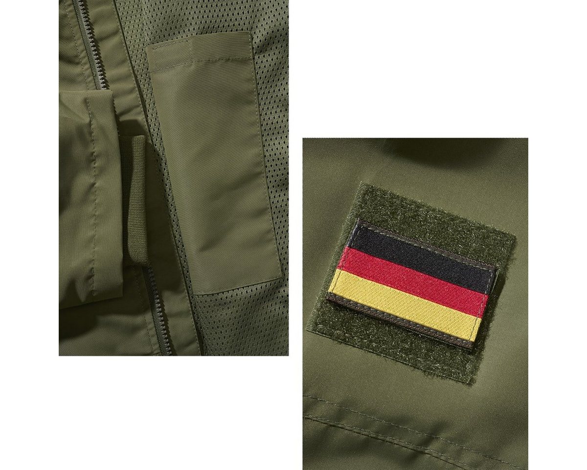 BWuM Windbreaker BWuM Tactical Windbreaker Zipper Sommer + Patch & Flaggen – Bild 2 von 3