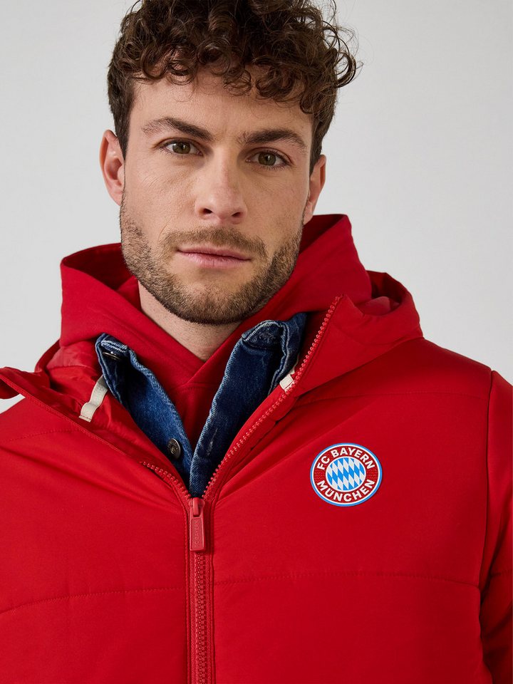 FC Bayern München Windbreaker FC Bayern München, Wintermantel Essentials, Herren, Rot – Bild 3 von 5