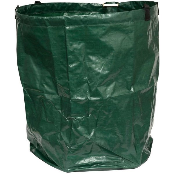 Windhager Gartensack faltbar, Garten-Bag selbstehend mit Tragegriff, 270 l, 270 l, Laubsack, Gartentasche mit Ø 68 cm, Höhe 75 cm, grün