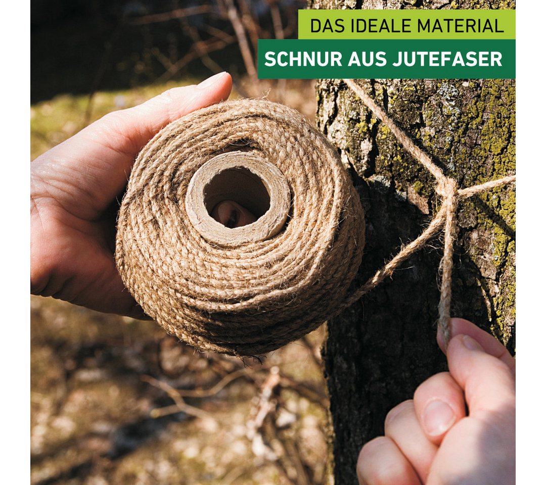 Windhager Pflanzschnur Jute-Schnur, Garn zur Befestigen von Pflanzen (1-tlg), Vliesen und Matten, erhältlich in 1,5 mm x 170 m oder 4 mm x 50 m – Bild 3 von 5