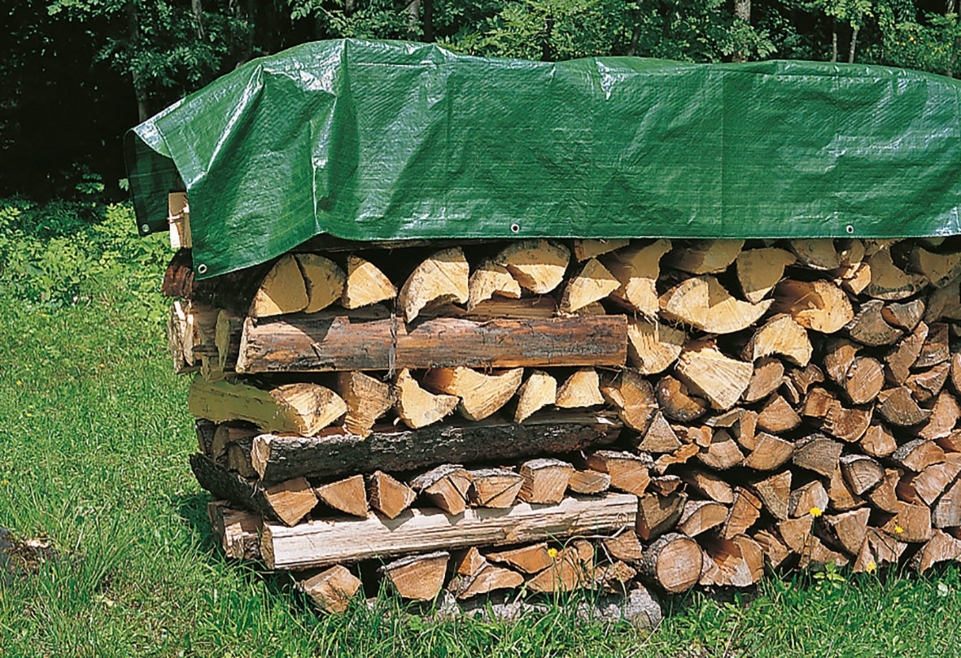Windhager Schutzplane Medium, Abdeckplane für Draußen (1-St), Holz-, Allzweckplane, Grammatur 100g/m², 3 x 5 m – Bild 3 von 5