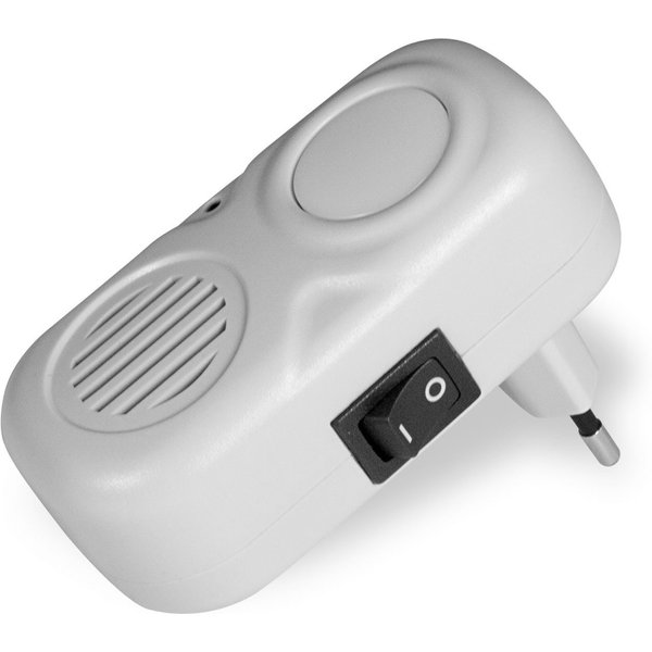 Windhager Ultraschall-Tierabwehr Mausvertreiber Electro Comfort für Steckdosen, Mäuseabwehr mit einem Wirkungsbereich bis zu 30 m², weiß