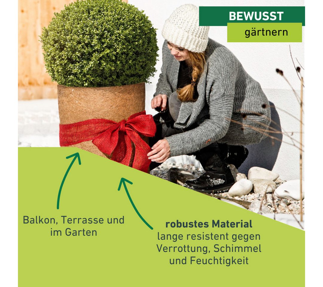 Windhager Winterschutzvlies Kokos, Frostschutz Filzmatte für Pflanzen, (1-St), Kälteschutz Kokosmatte, erhältlich in 0,5 x 1,5 m oder 1 x 1,5 m – Bild 4 von 5