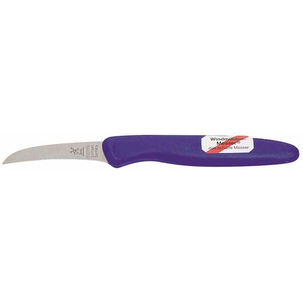 Windmühlenmesser Gemüsemesser, 60 mm Klinge gebogen