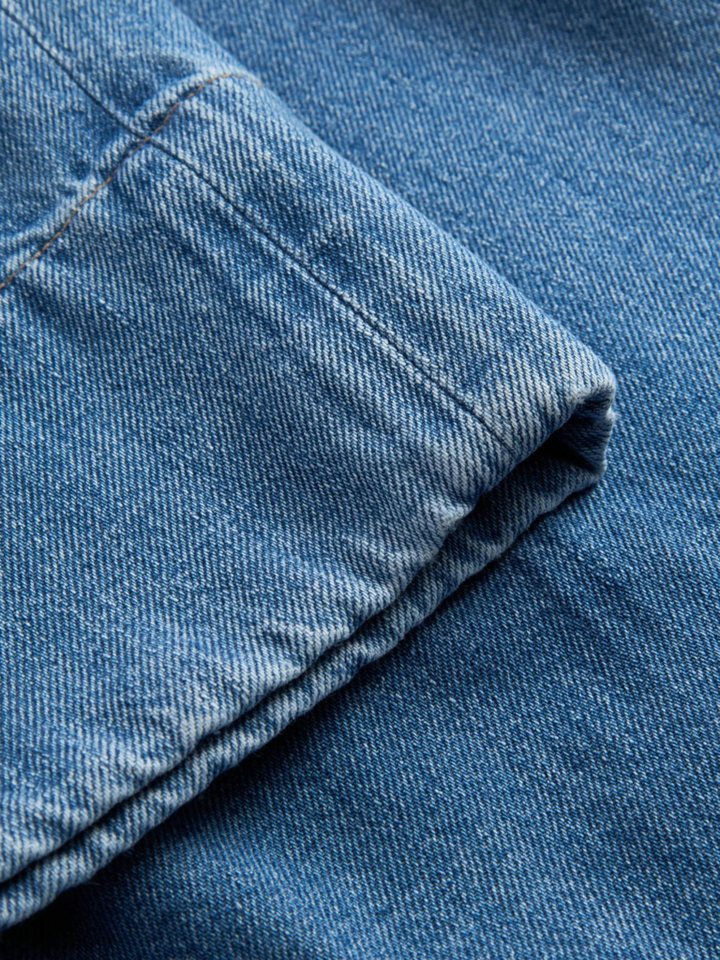 Windsor Weite Jeans blau,Casual,Baumwolle,Unifarben,Wide Leg,Mittel – Bild 5 von 5