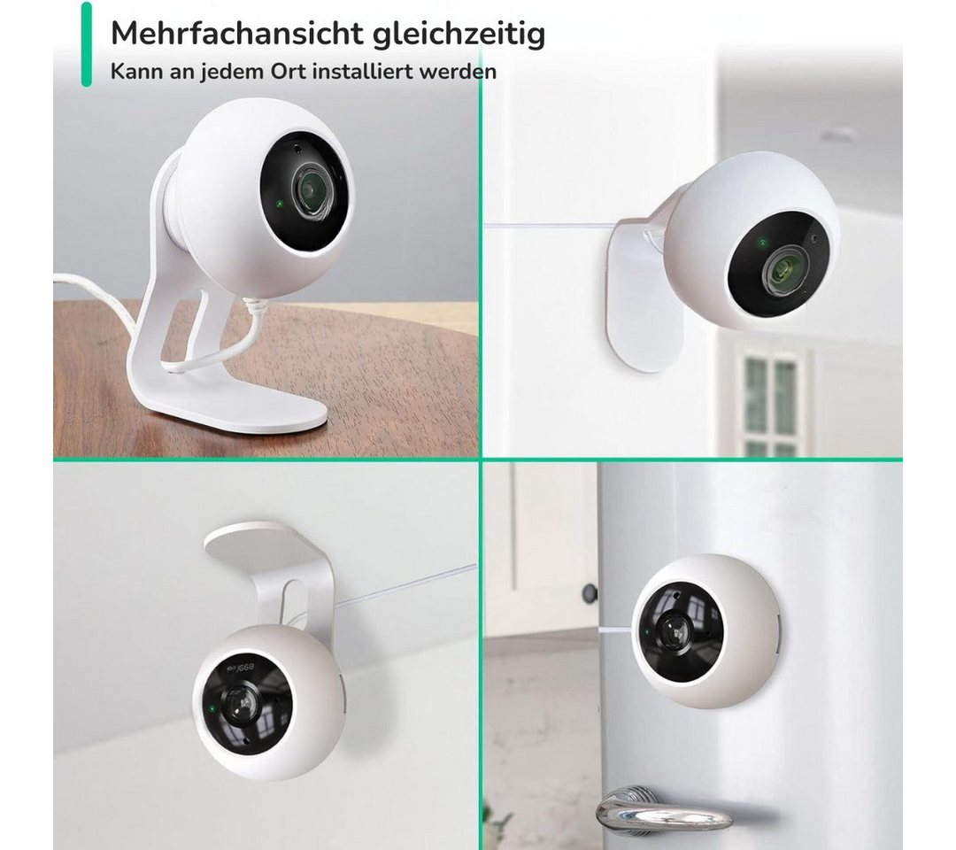 Winees Video-Babyphone, 2K HD Auflösung, Babymonitor, 1-tlg., App 24x7 Überwachung, Bewegungserkennung, Zwei-Wege-Audio, Flexible Installation, Sirene und App-S – Bild 4 von 5