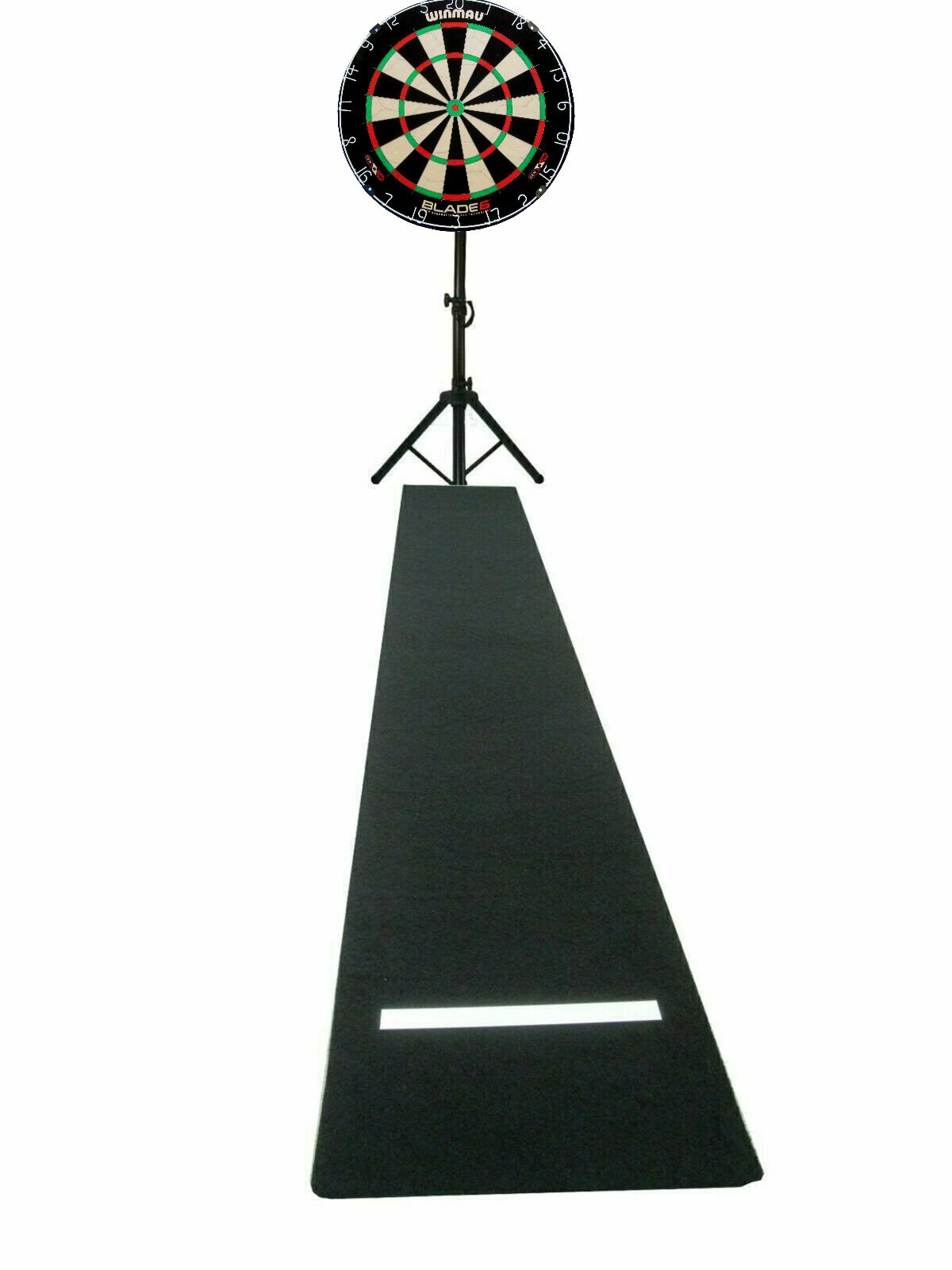 Winmau Blade 6 Board Dart komplett Set Dartscheibe Dartständer Dartteppich