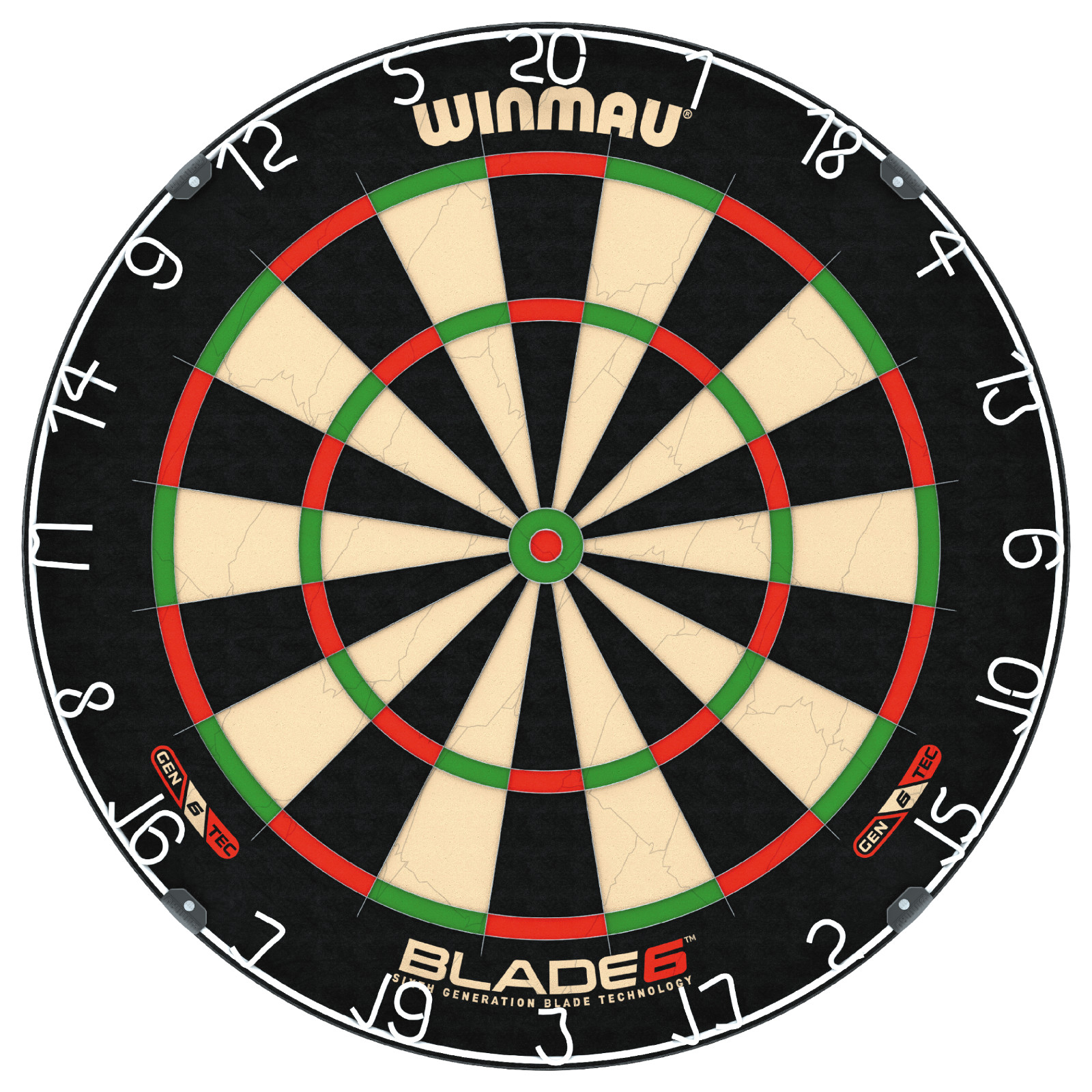 Winmau Blade 6 Dartscheibe - 45x45cm Dart Scheibe Steeldartscheibe Steel