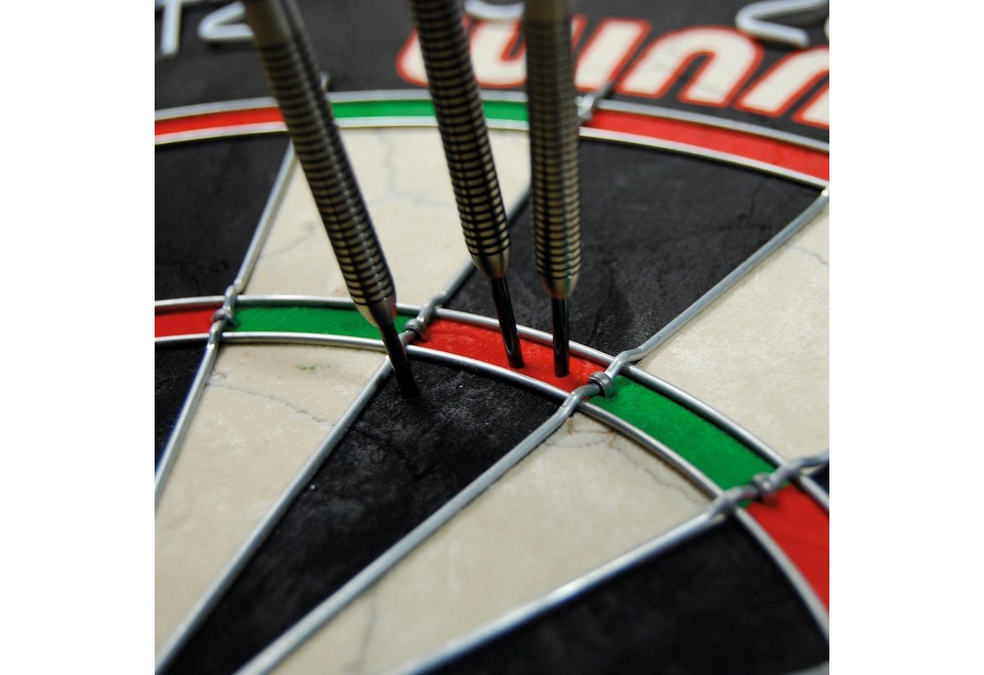 Winmau Dartscheibe Dartboard Pro SFB Set inklusive 2 Satz Steeldarts, Dartscheibe Dart Scheibe Darts – Bild 5 von 5