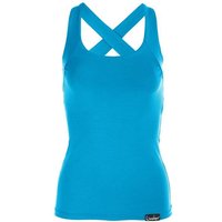 WINSHAPE Damen Cross Back Top WVR25, Größe XS in Türkis