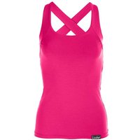 WINSHAPE Damen Cross Back Top WVR25, Größe XL in Pink
