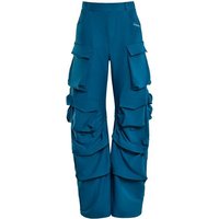 WINSHAPE Damen Functional Comfort Cargo Pants CP101C, Größe XXL in Blau