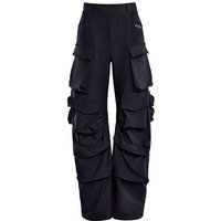 WINSHAPE Damen Functional Comfort Cargo Pants CP101C, Größe XL in Schwarz