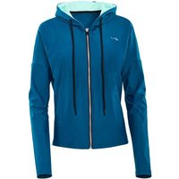 WINSHAPE Damen Functional Comfort Jacket J008C, Größe XS in Blau