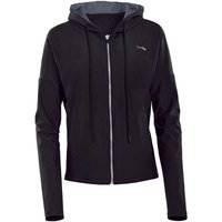 WINSHAPE Damen Functional Comfort Jacket J008C, Größe S in Schwarz