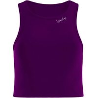 WINSHAPE Damen Functional Light and Soft Cropped Tanktop AET135LS, Größe L in Lila