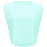 WINSHAPE Damen Functional Light and Soft Cropped Top AET115LS, Größe XXL in Blau
