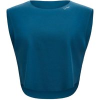 WINSHAPE Damen Functional Light and Soft Cropped Top AET115LS, Größe M in Blau