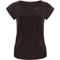 WINSHAPE Damen Functional Light and Soft Kurzarmshirt AET130LS, Größe S in Braun