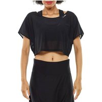 WINSHAPE Damen Functional Mesh-Dance Top DT106, Größe M in Schwarz