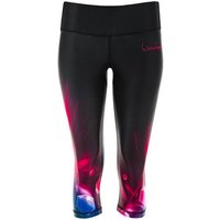 WINSHAPE Damen Functional Power Shape 3/4-Tights AEL202, Größe XL in Schwarz