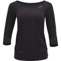WINSHAPE Functional Light and Soft 3/4-Arm Top AET139LS, Größe XL in Schwarz