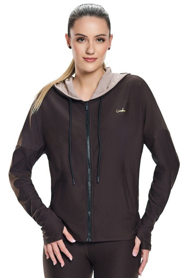 Winshape Trainingsjacke Functional Comfort Jacket J008C mit Ton-in-Ton-Farbakzent – Bild 3 von 5