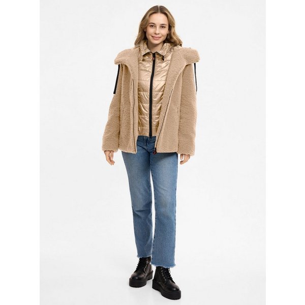 Frieda & Freddies Winterjacke Frieda & Freddies Teddyjacke mit Double-Layer-Look
