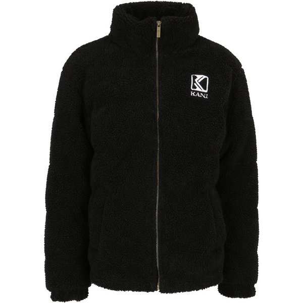 Karl Kani Winterjacke Karl Kani Herren KM213-070-2 RETRO TEDDY PUFFER JACKET BLACK (1-St)