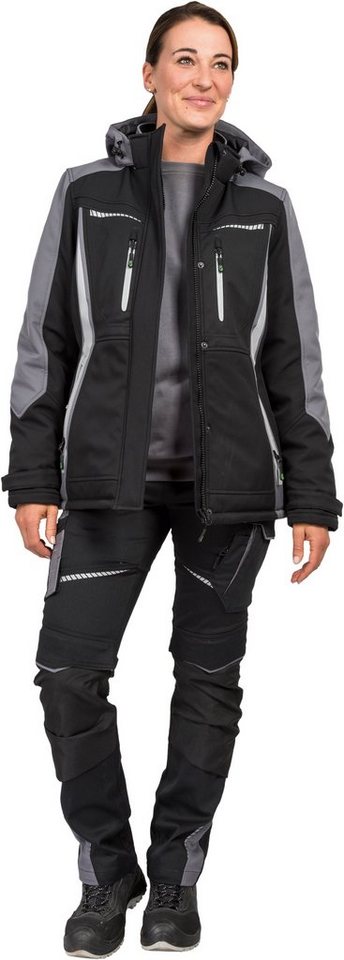 Leibwächter Winterjacke Leibwächter Damen Winter-Softshelljacke Arbeitsjacke – Bild 3 von 4