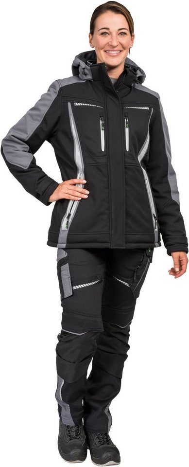 Leibwächter Winterjacke Leibwächter Damen Winter-Softshelljacke Arbeitsjacke – Bild 4 von 4