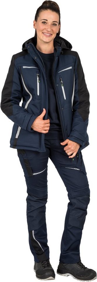 Leibwächter Winterjacke Leibwächter Damen Winter-Softshelljacke Arbeitsjacke – Bild 3 von 5