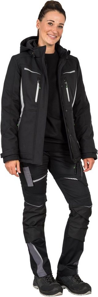 Leibwächter Winterjacke Leibwächter Damen Winter-Softshelljacke Arbeitsjacke – Bild 3 von 4