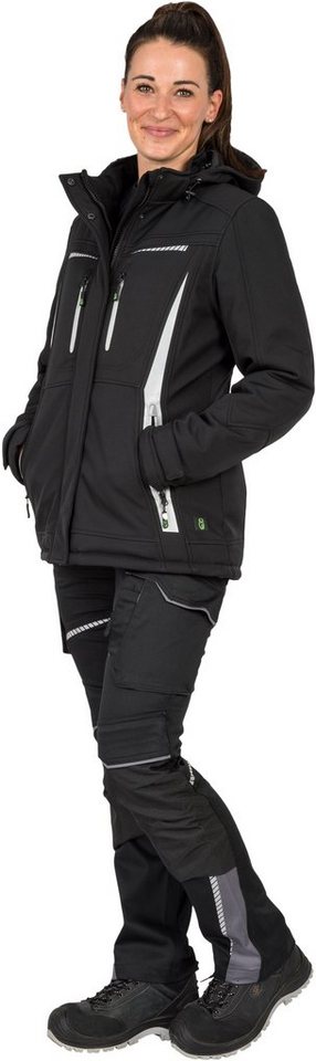 Leibwächter Winterjacke Leibwächter Damen Winter-Softshelljacke Arbeitsjacke – Bild 4 von 4