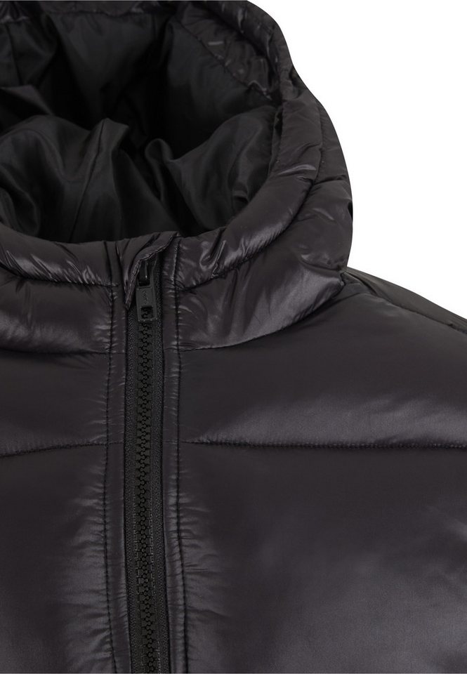 URBAN CLASSICS Winterjacke Urban Classics Boys Shiny Puffer Jacket With Hood (1-St) – Bild 3 von 3