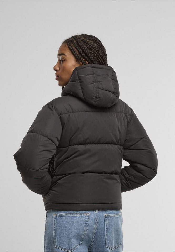 URBAN CLASSICS Winterjacke Urban Classics Ladies Peached Puffer Jacket With Hood (1-St) – Bild 4 von 5