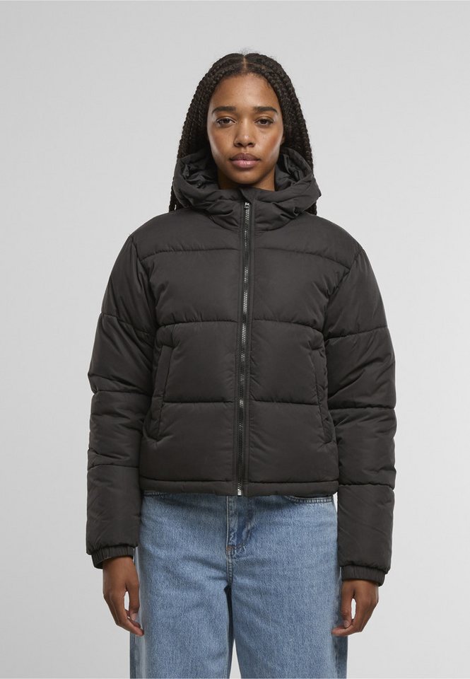 URBAN CLASSICS Winterjacke Urban Classics Ladies Peached Puffer Jacket With Hood (1-St) – Bild 5 von 5