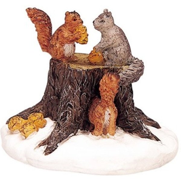 LeMax Winterlandschaft LEMAX 32693 – Chipmunks (Backenhörnchen)