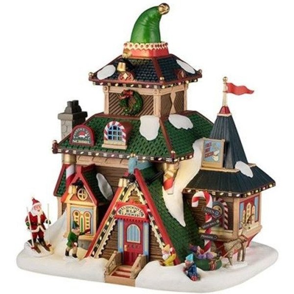 LeMax Winterlandschaft LEMAX 45224 – Elwood’s Elf Lodge