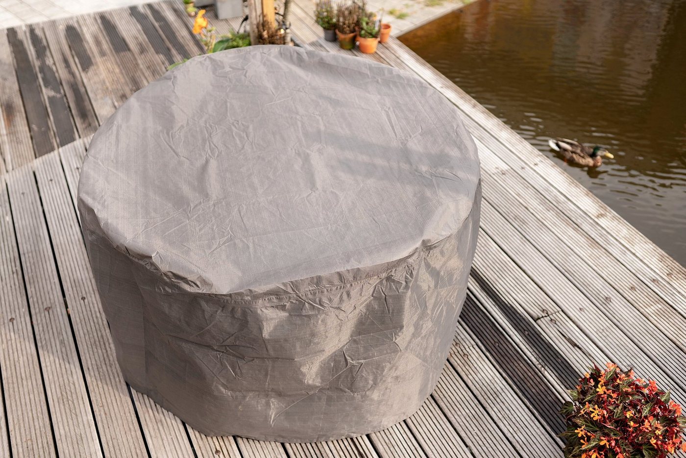 winza outdoor covers Gartenmöbel-Schutzhülle, geeignet für Gartenmöbel, rund – Bild 5 von 5