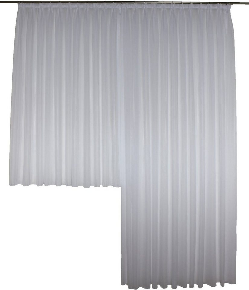 Wirth Gardine Gerty (1 St), Faltenband, halbtransparent, Sablé, Store – Bild 4 von 5