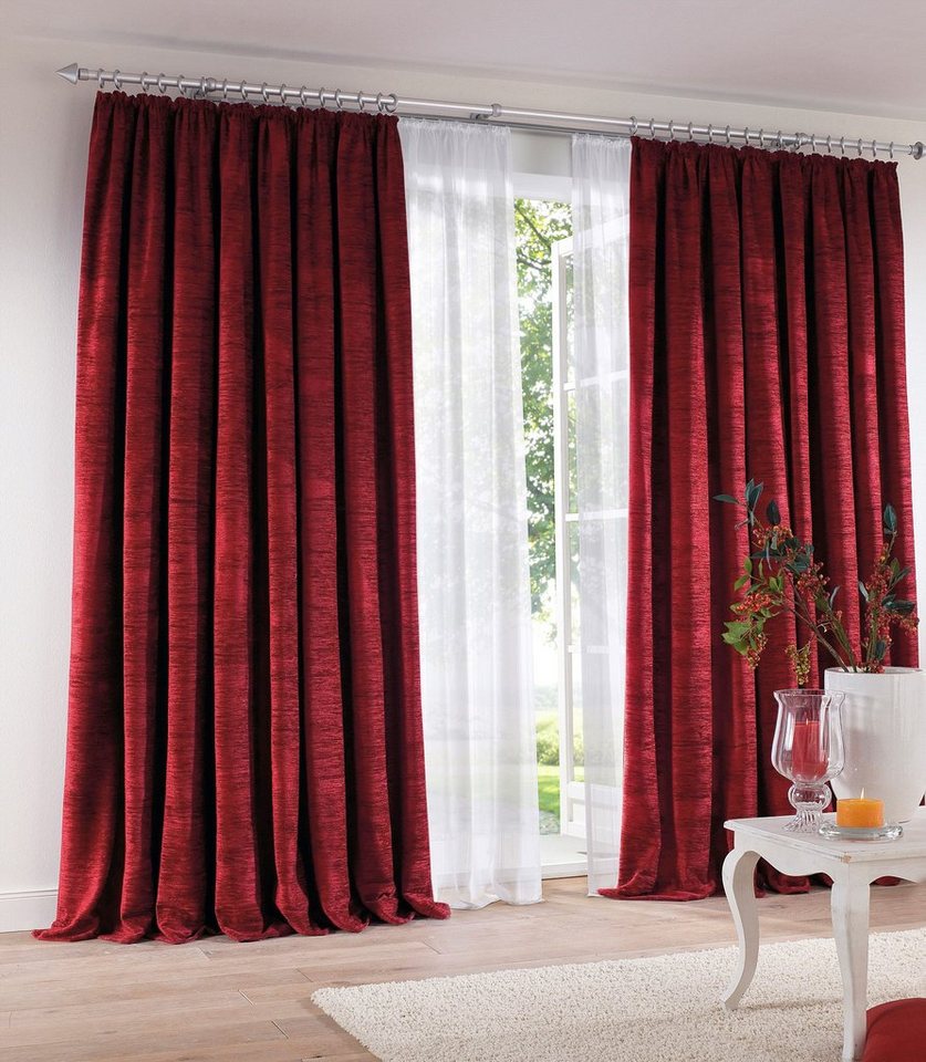 Wirth Gardine Gerty (1 St), Faltenband, halbtransparent, Sablé, Store – Bild 5 von 5